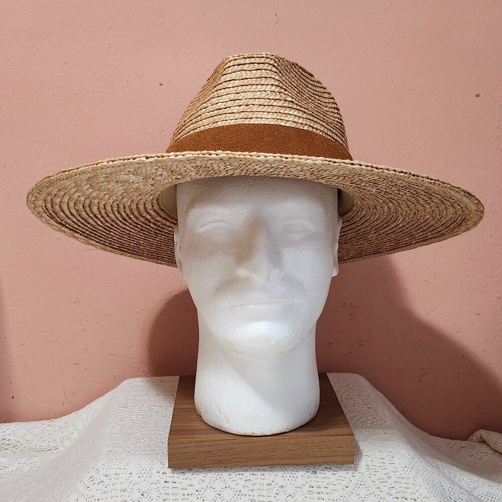 Gigi Pip Women's Capri Wide Brim Medium Straw Hat Natural Size 57